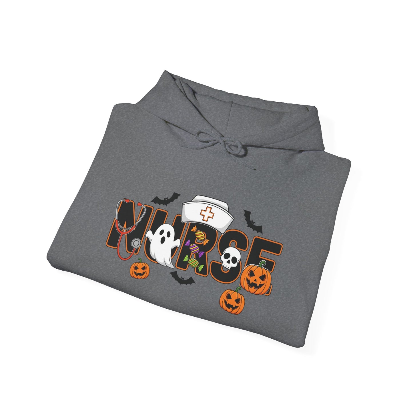 Fun Halloween Nurse Heavy Blend™ Hooded Sweatshirt