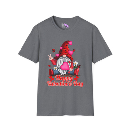 Happy Valentine's Day Gnome Adult T-shirt
