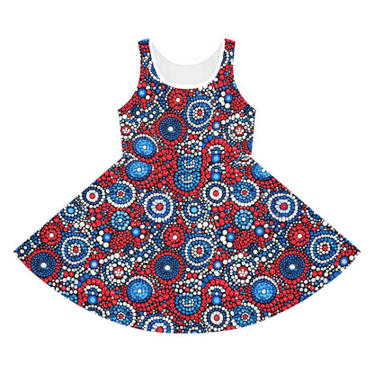 Patriot Pulse Girls' Sleeveless Sundress