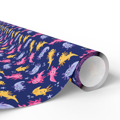 Axolotl Lagoon Wrapping Paper