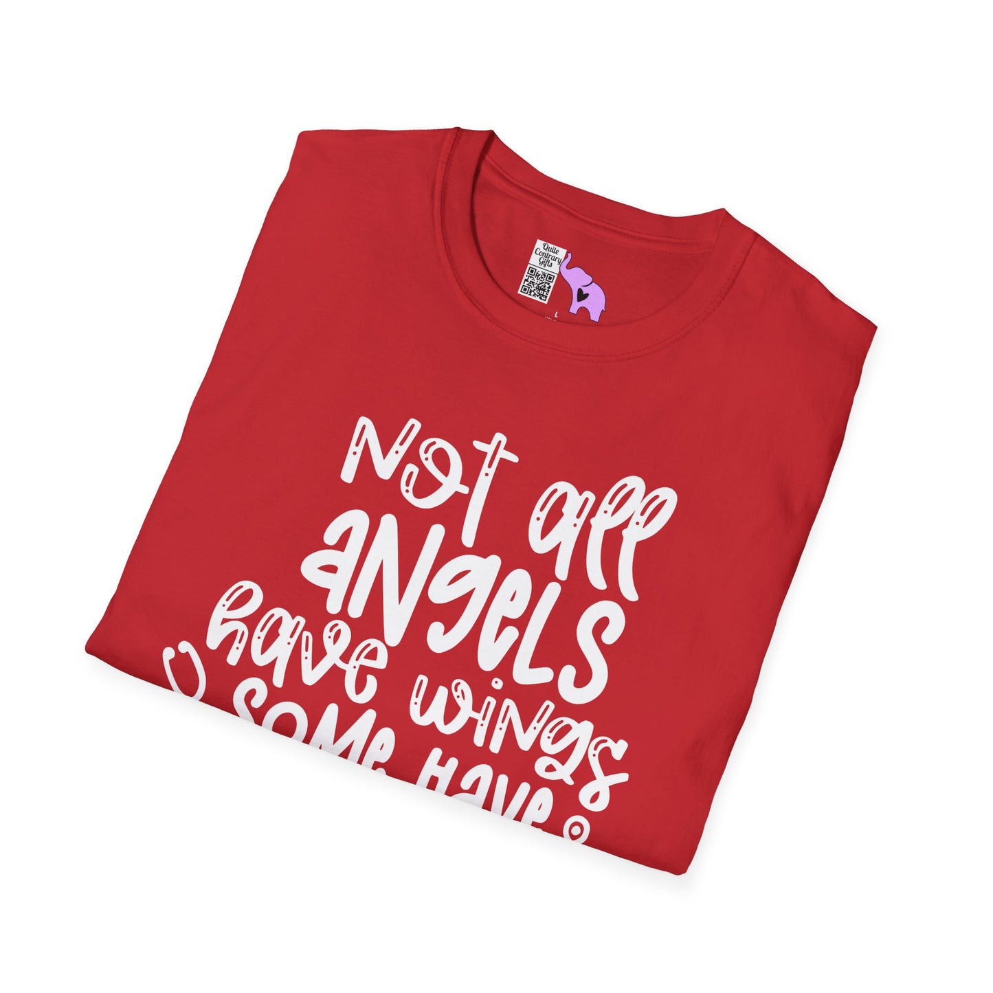 Not All Angels Wear Capes Some Wear Stethoscopes Adult T-shirt