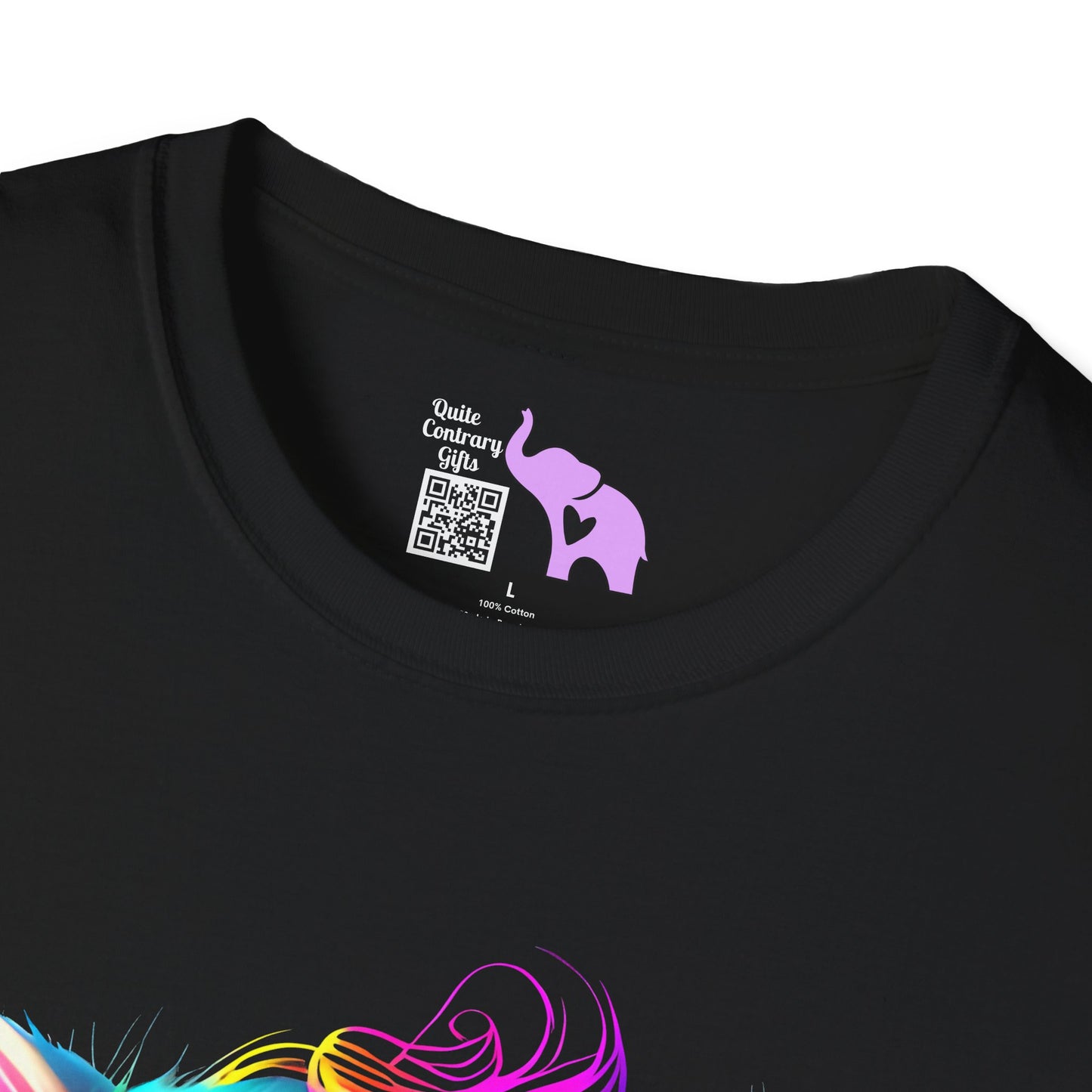 Cute Colorful Kitten Adult T-shirt