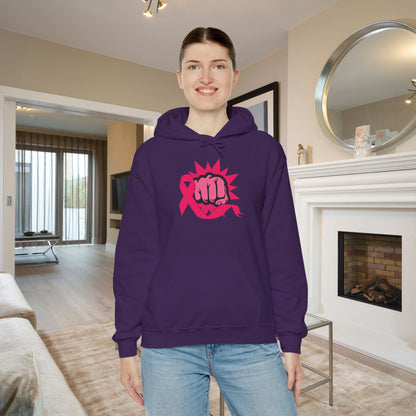 Breast Cancer Warrior Punch Adult Heavy Blend™ Hoodie