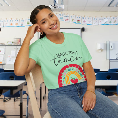 Made to Teach Rainbow T-shirt