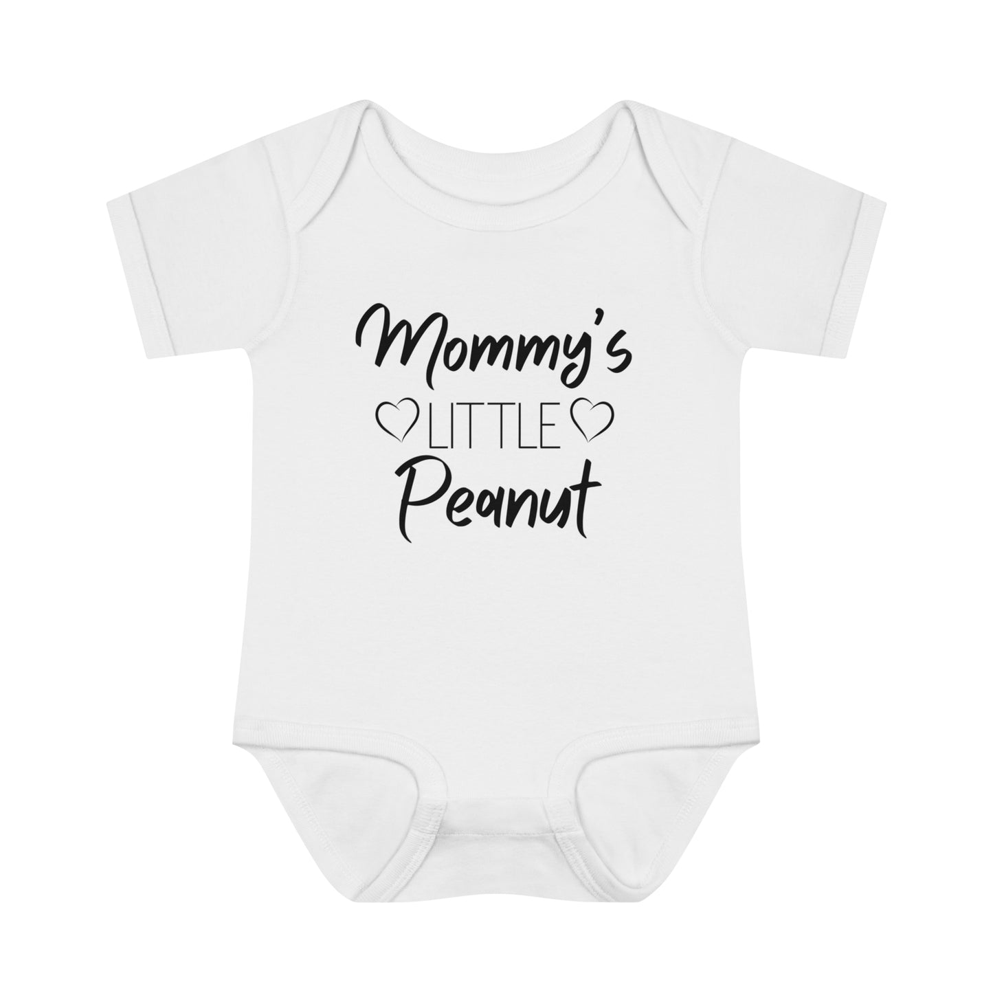 Mommy's Little Peanut Infant Baby Rib Bodysuit