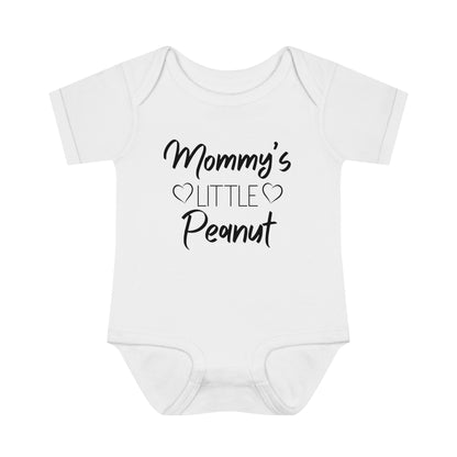 Mommy's Little Peanut Infant Baby Rib Bodysuit