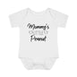 Mommy's Little Peanut Infant Baby Rib Bodysuit