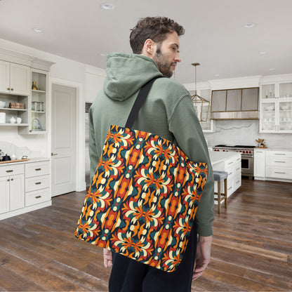 Autumn Kaleidoscope Canvas Tote Bag