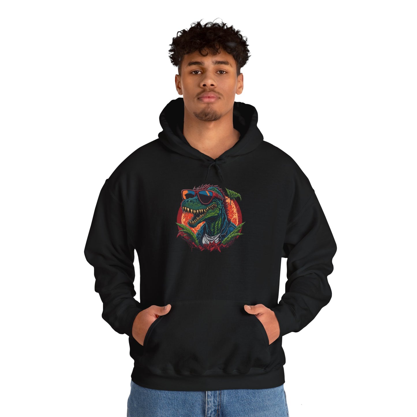 Cool Dinosaur Heavy Blend™ Hooded Sweatshirt