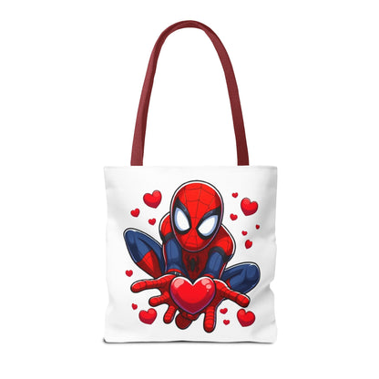 Valentines Spiderman Tote Bag