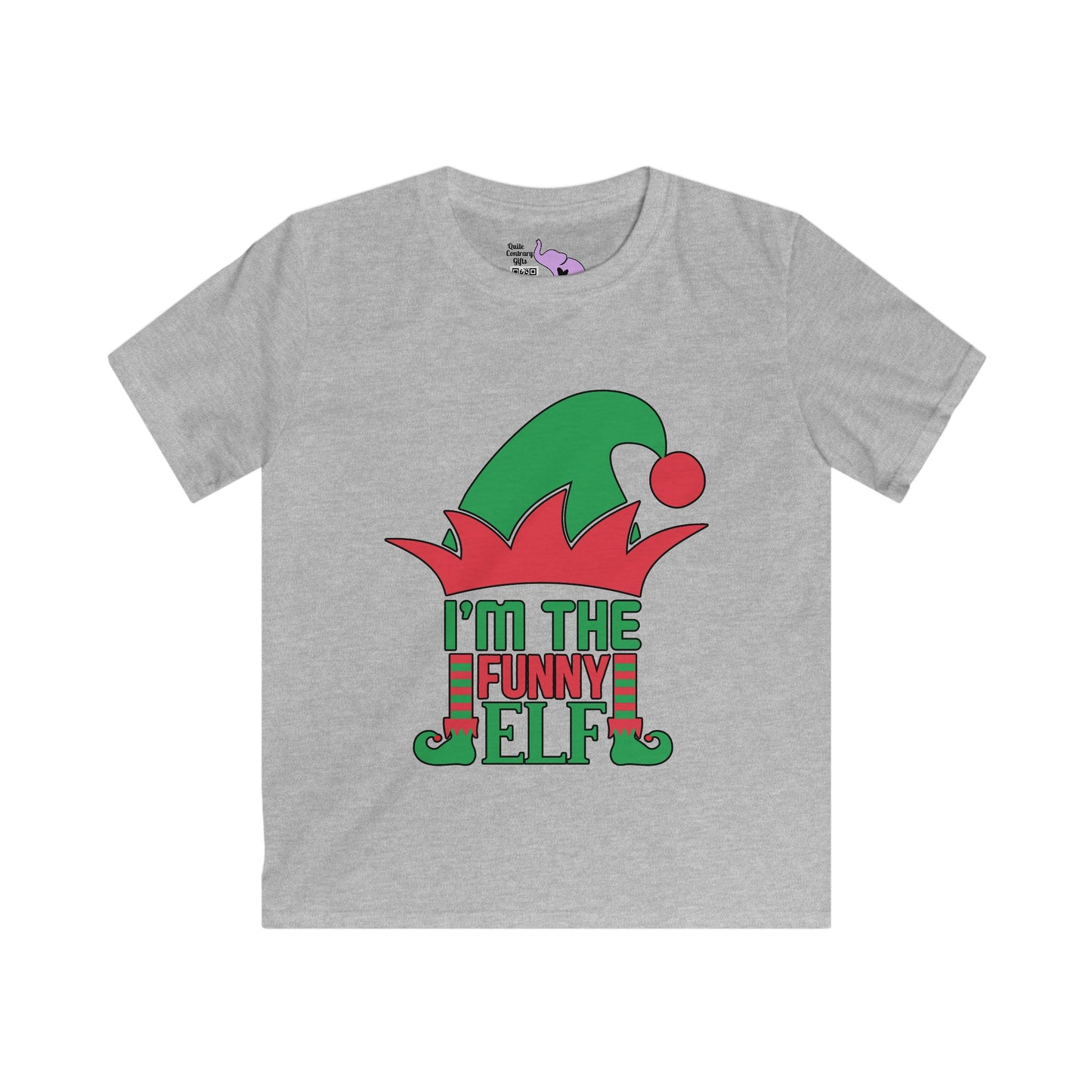 I'm The Funny Elf Youth Softstyle Tee
