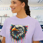 Colorful Bald Eagle Women's Boxy Tee