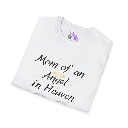 Mom of an Angel in Heaven Adult T-shirt