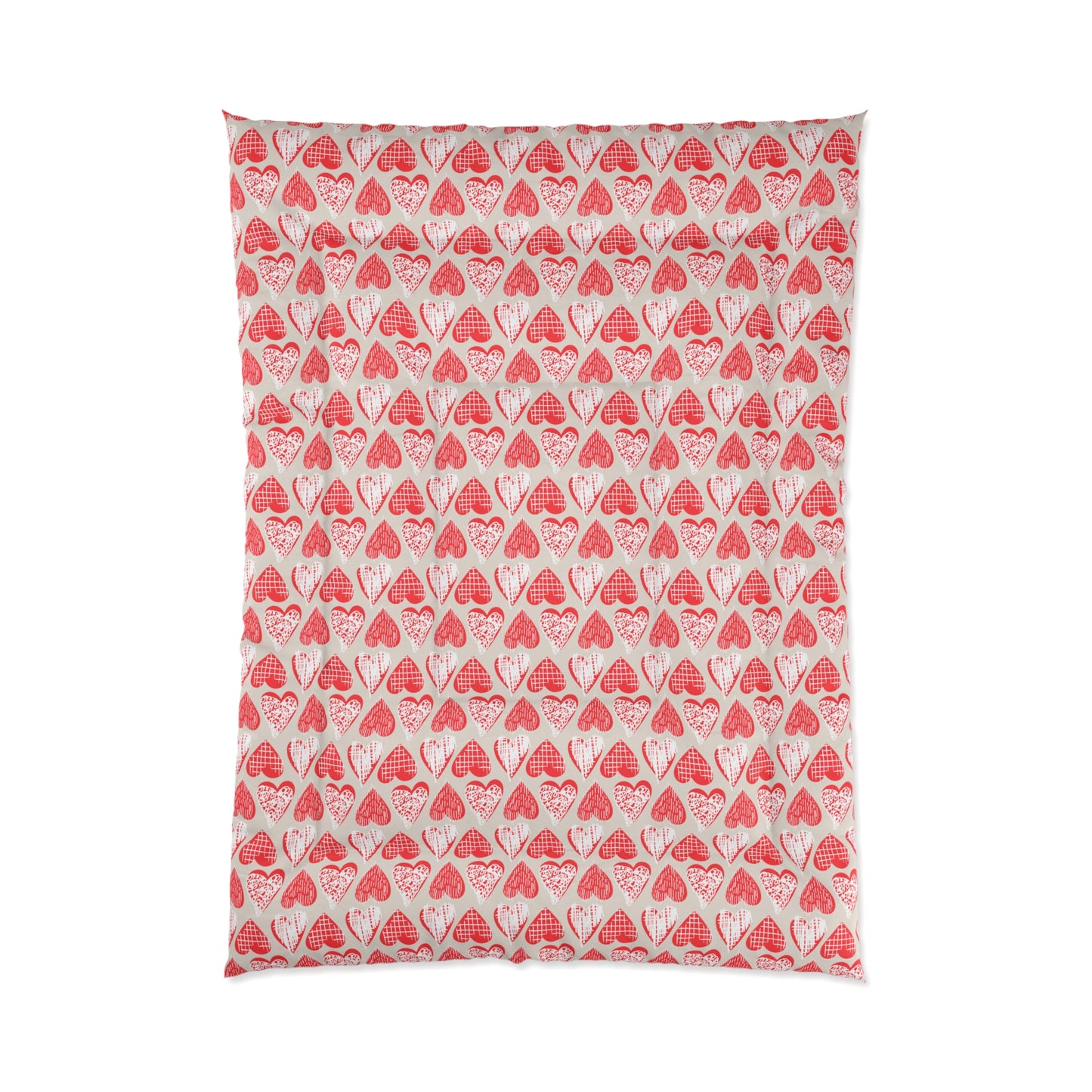 Doodle Hearts Comforter