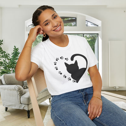 Paws of Love Adult T-shirt