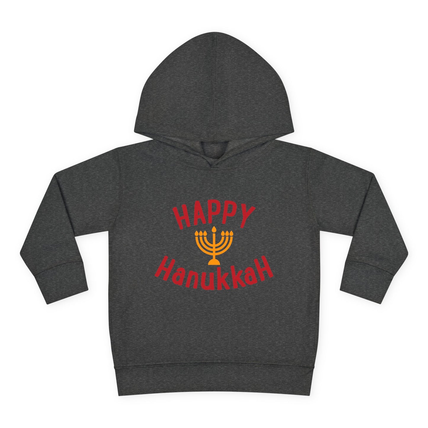 Happy Hanukkah Toddler Pullover Fleece Hoodie