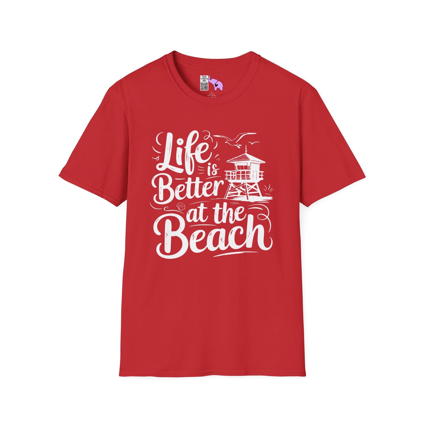 Life is Better At The Beach Adult T-shirt