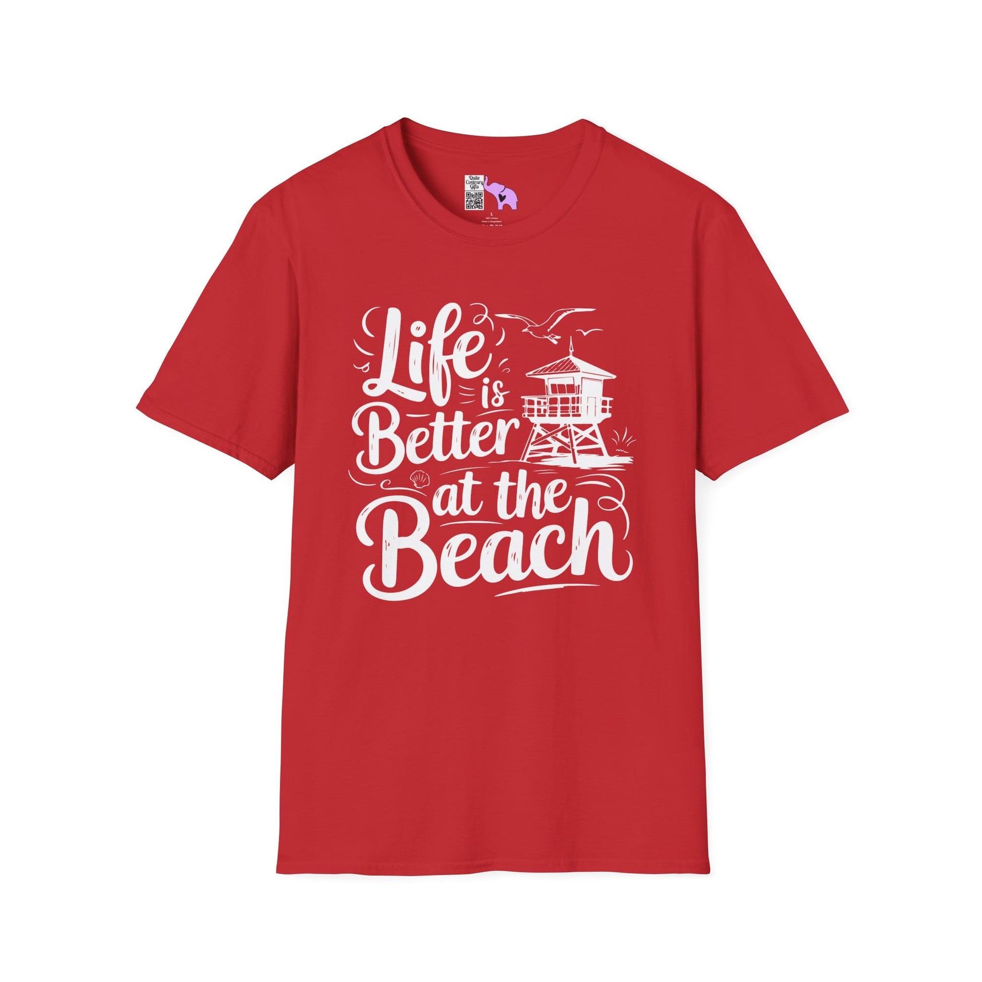 Life is Better At The Beach Adult T-shirt