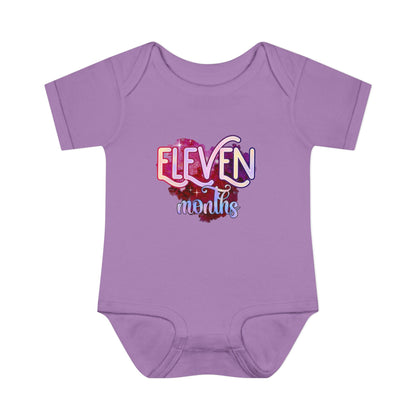 Stardust Baby Milestone Bodysuit-Eleven Months
