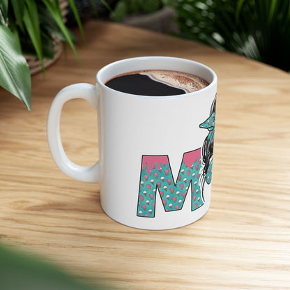 Cool Mom (Teal) Ceramic Mug, (11oz, 15oz)