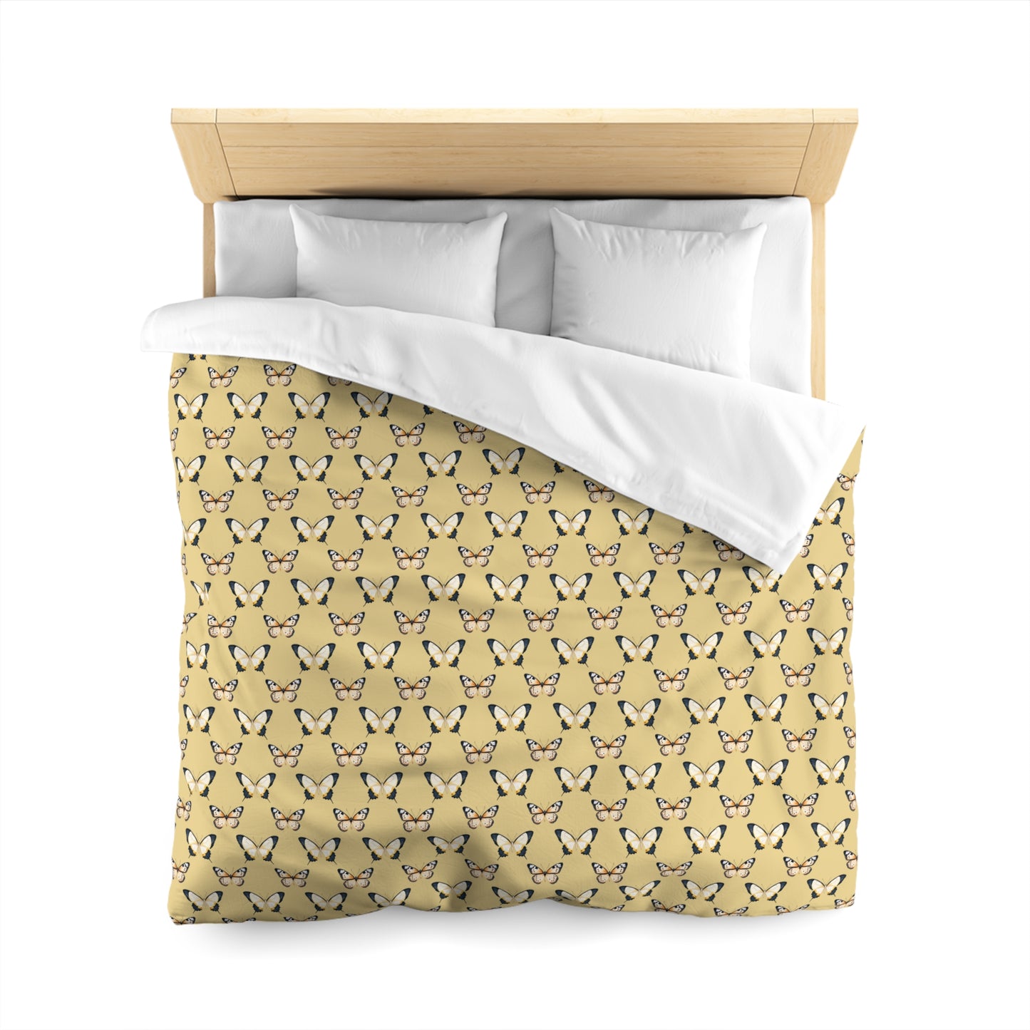 Golden Flutter Duvet Bedding Set