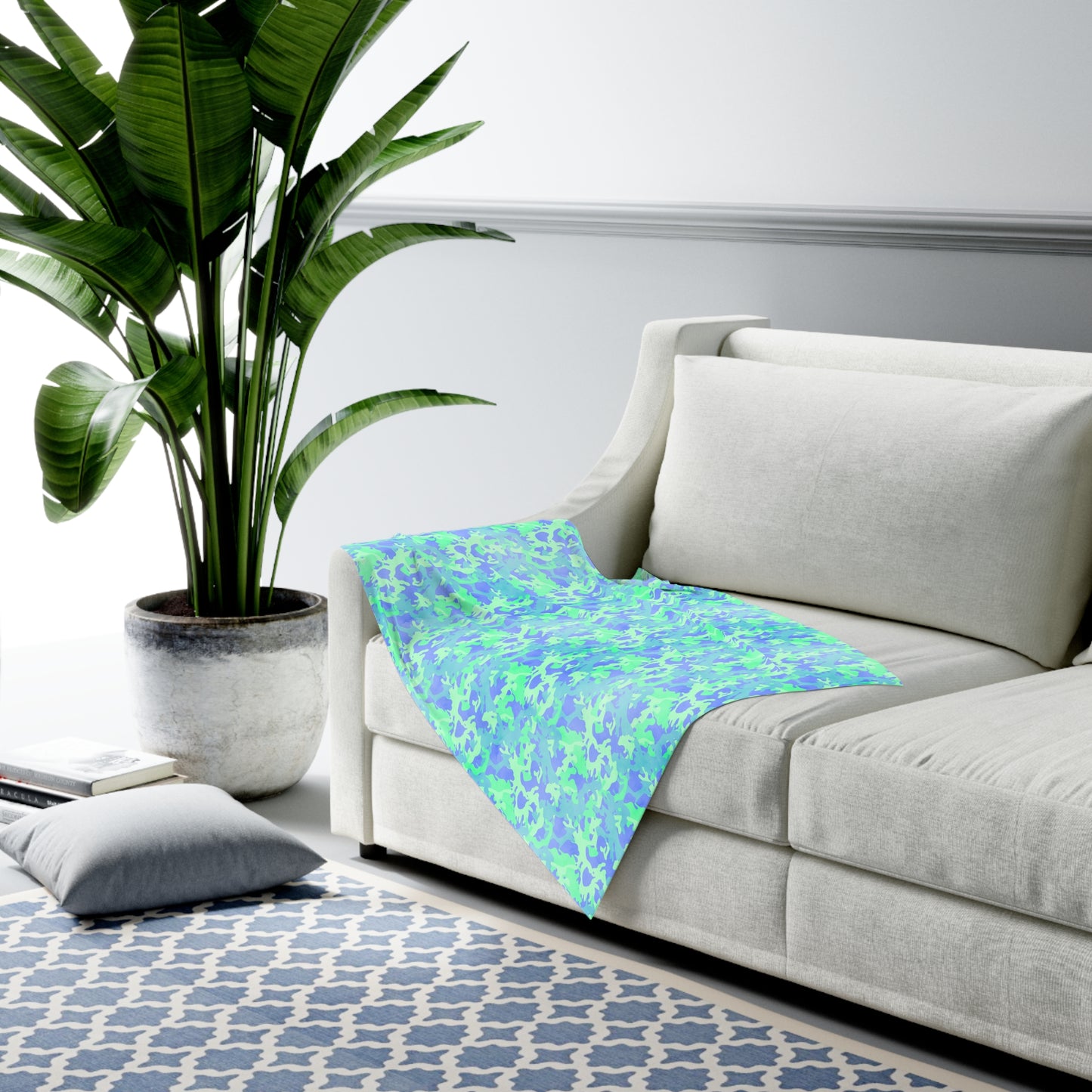 Glacier Grove Camo Baby Swaddle Blanket