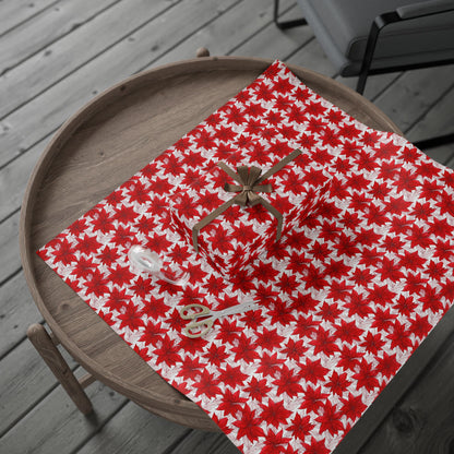Christmas Blossom Sketch Wrapping Paper