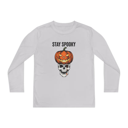 Stay Spooky (Pumpkin/Skull) Youth Long Sleeve Tee