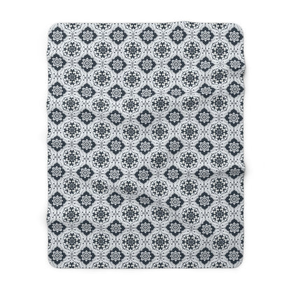 Lisbon Noir Fleece Blanket