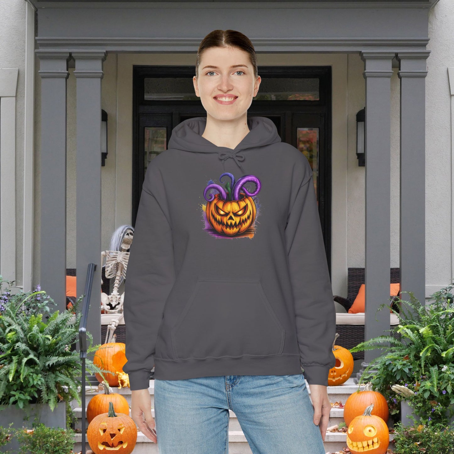 Creepy Jack Heavy Blend™ Hooded Sweatshirt