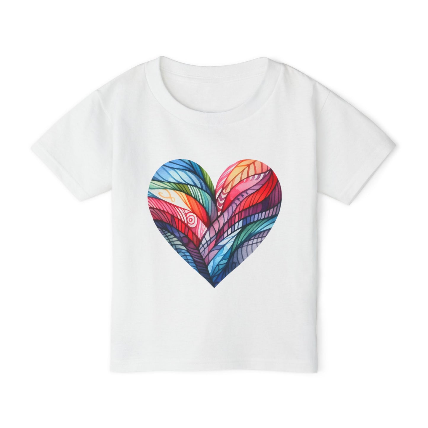 Heart of Many Colors Heavy Cotton™ Toddler T-shirt