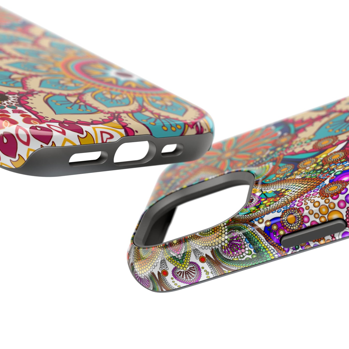 Colorful Mandala MagSafe® Compatible Tough Case for iPhone