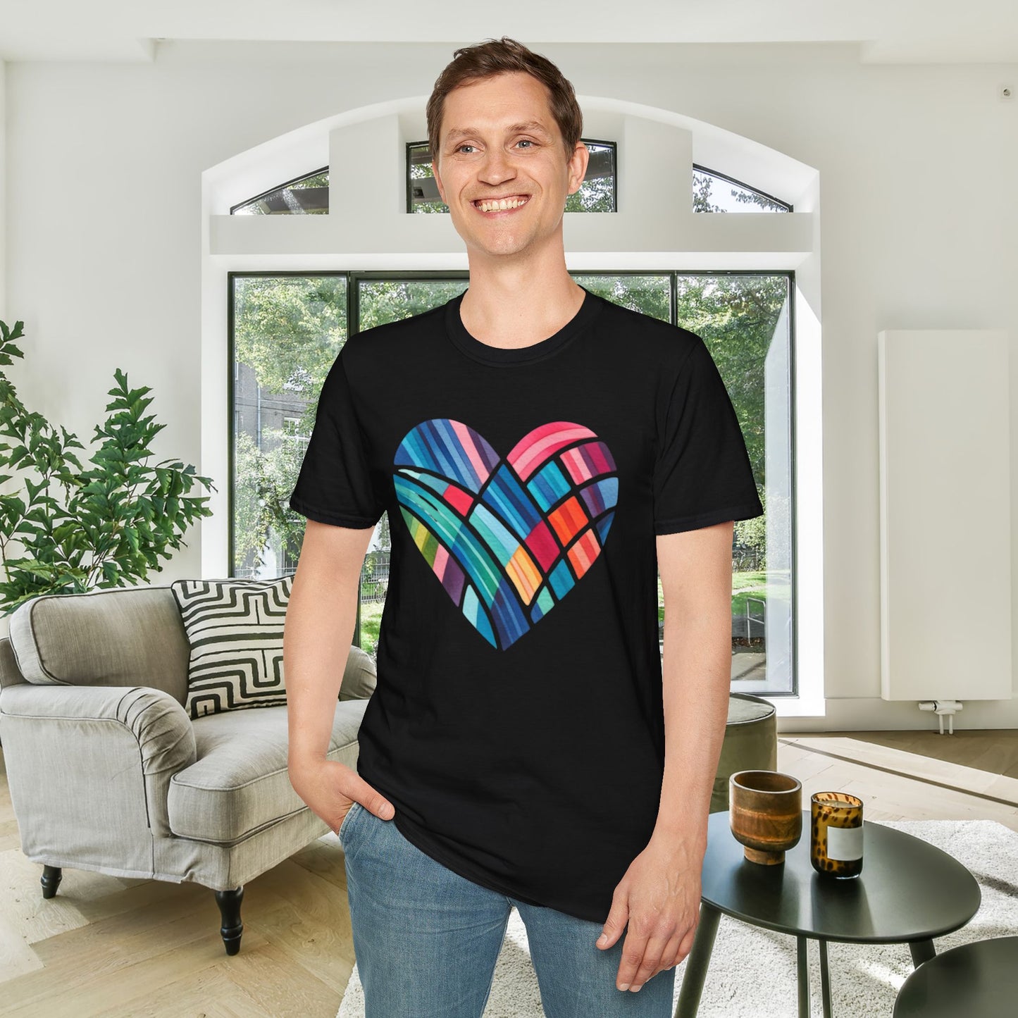 Painted with Love Adult T-shirt