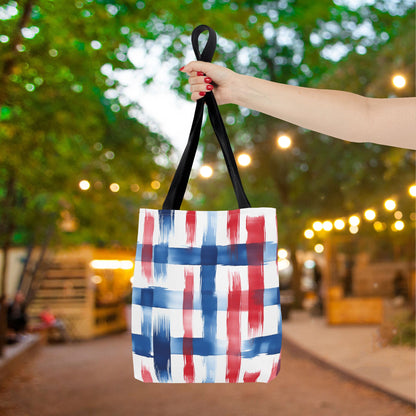LIberty Strokes Canvas Tote Bag