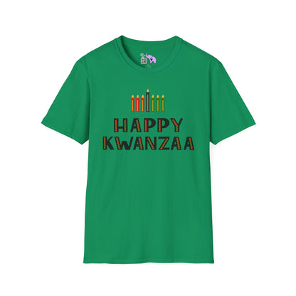 Happy Kwanzaa (Kinara) Adult T-shirt