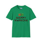 Happy Kwanzaa (Kinara) Adult T-shirt