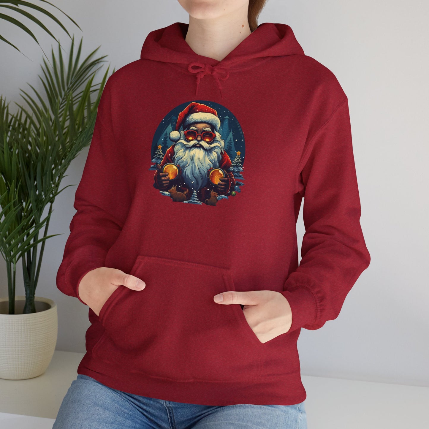 Cool Santa Adult Heavy Blend™ Hooded Sweatshirt