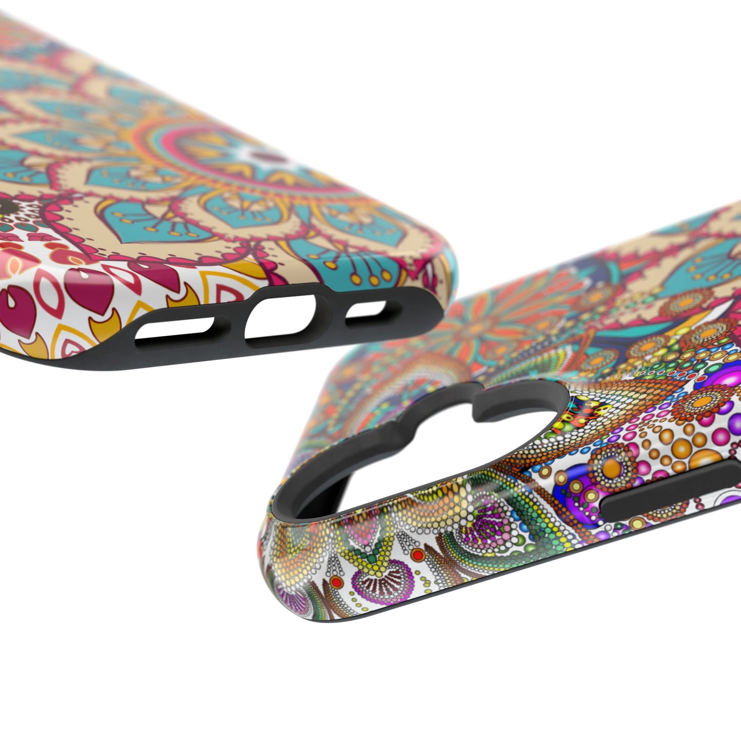 Colorful Mandala MagSafe® Compatible Tough Case for iPhone