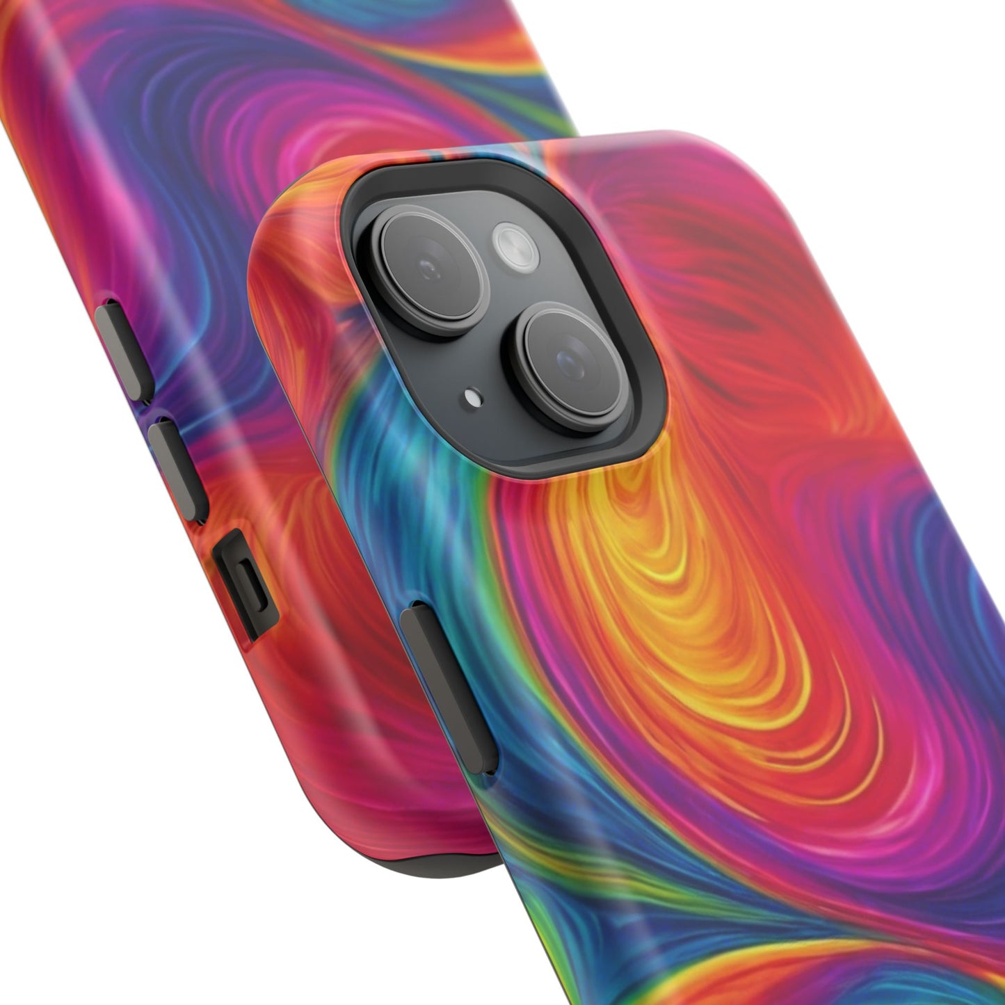 Tie Dye Color Swirl MagSafe® Compatible Tough Case for iPhone