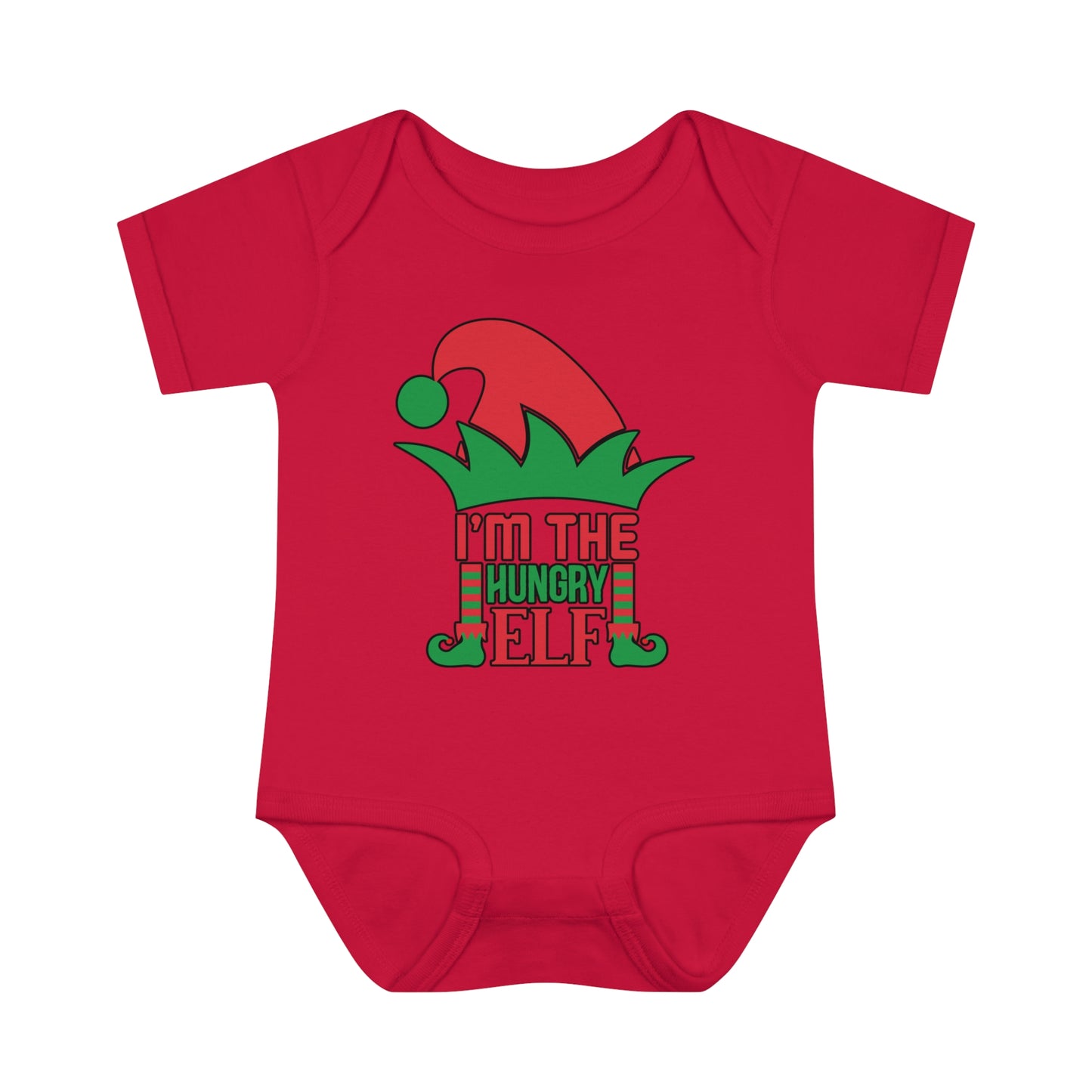 I'm The Hungry Elf Infant Baby Rib Bodysuit