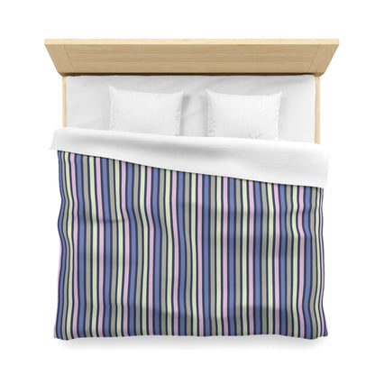 Earthy Stripes Microfiber Duvet Cover
