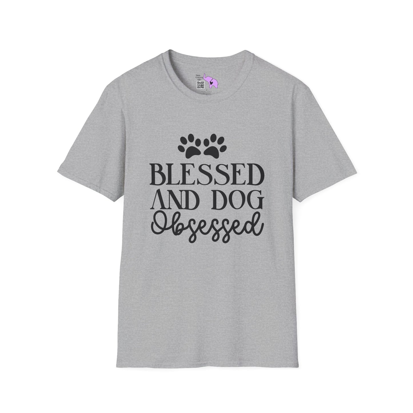 Blessed And Dog Obsessed Adult T-shirt