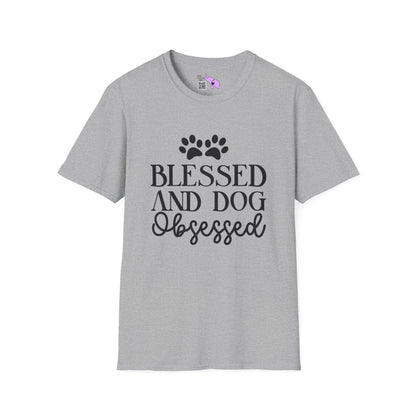 Blessed And Dog Obsessed Adult T-shirt