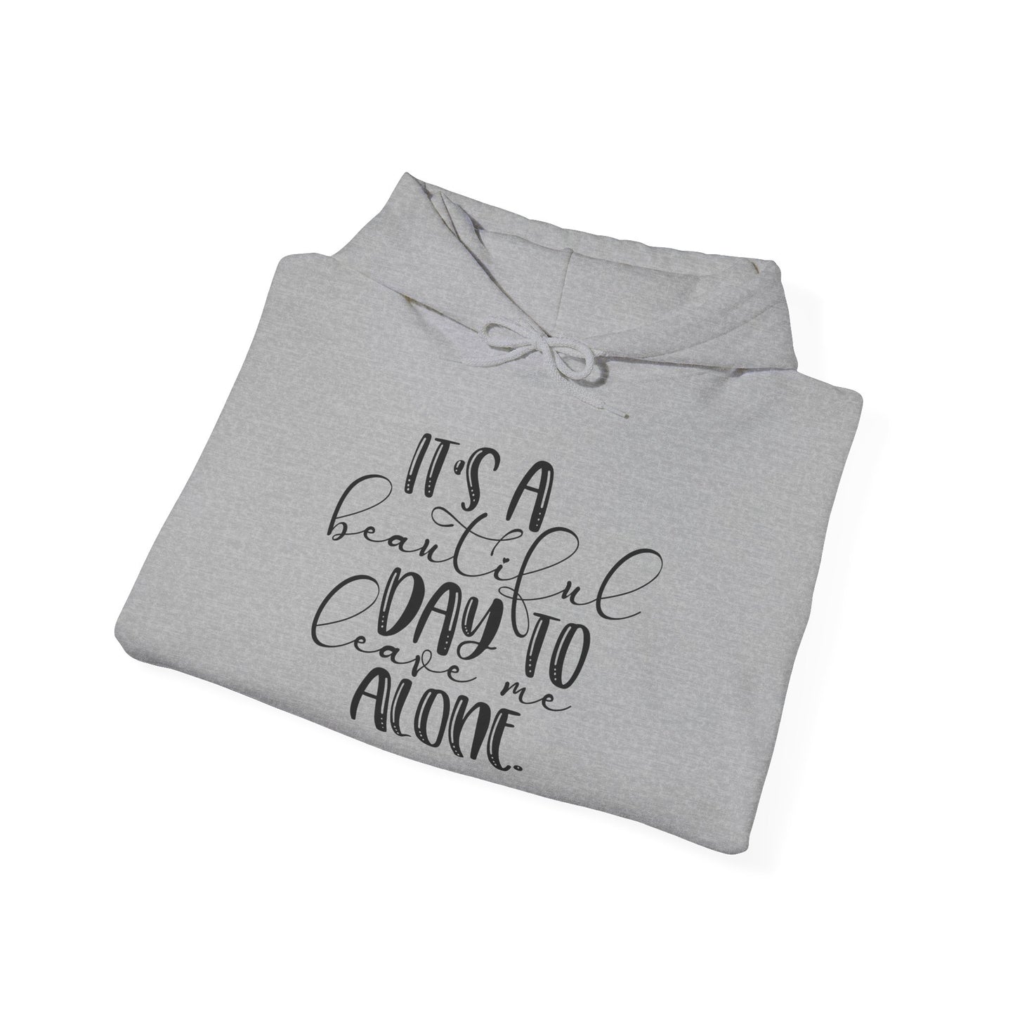 It's A Beautiful Day To Leave Me Alone Adult Heavy Blend™ Hoodie