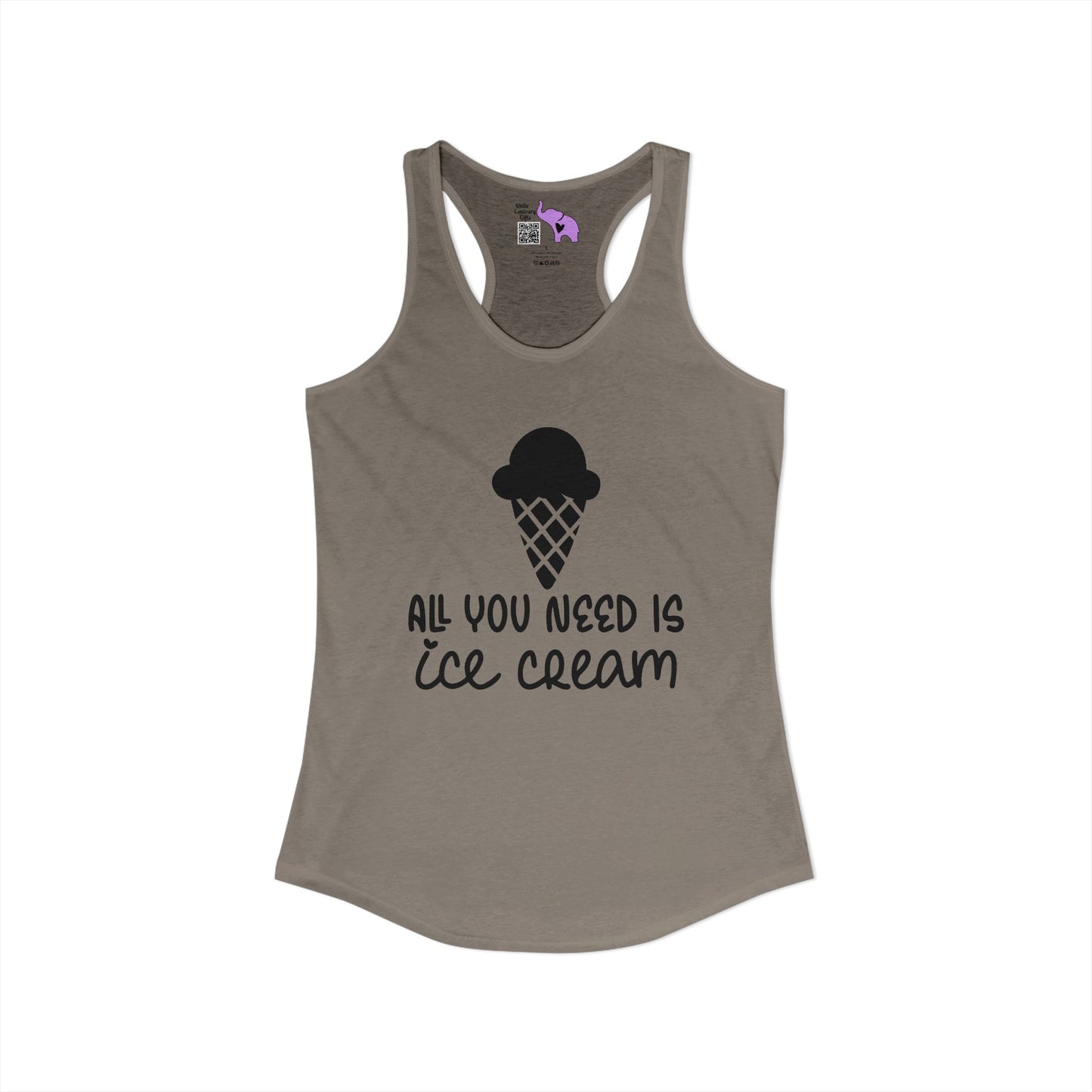 All You Need Is Ice Cream Women's Ideal Racerback Tank