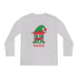 I'm The Smart Elf Personalized Youth Long Sleeve Tee