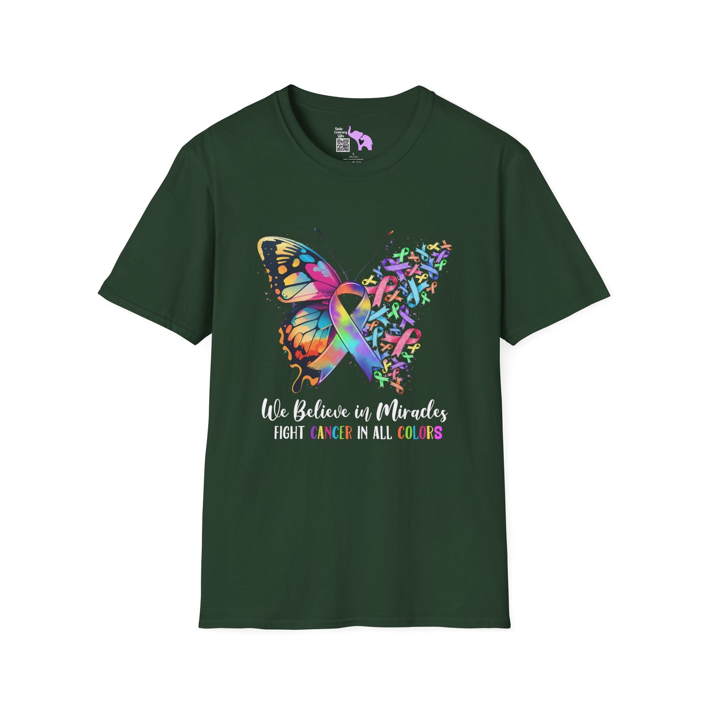 We Believe in Miracles Fight Cancer in All Colors T-shirt 22