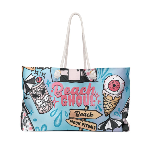 Spooky Beach House (Blue) Weekender Bag