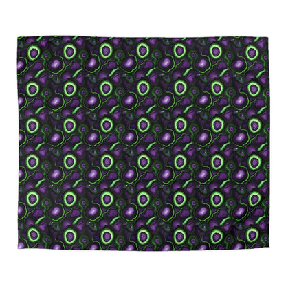Amethyst & Lime Fracture Microfiber Duvet Cover