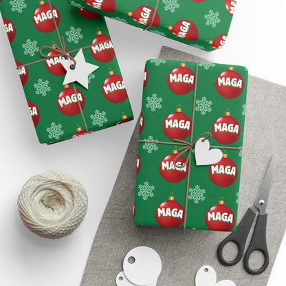 MAGA Green Wrapping Paper